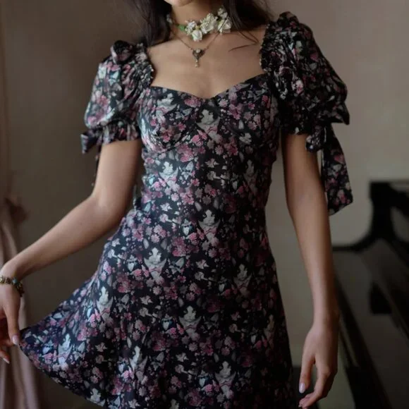 Selkie Tuxedo Mini Poet Slip - XS, XL / NWOT - Picture 2 of 9